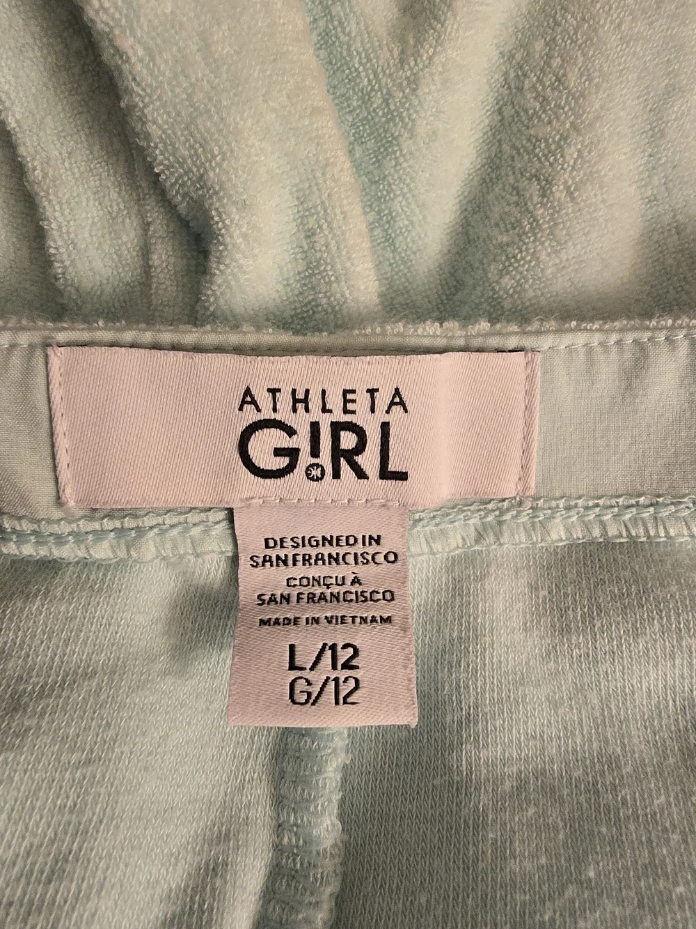 Athleta Girl Jump In Soft Mint Terrycloth Tank Romper